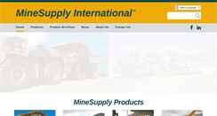 Desktop Screenshot of minesupply.com